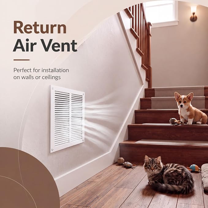 White 3 Pack Ceiling Vent Cover - Image 5