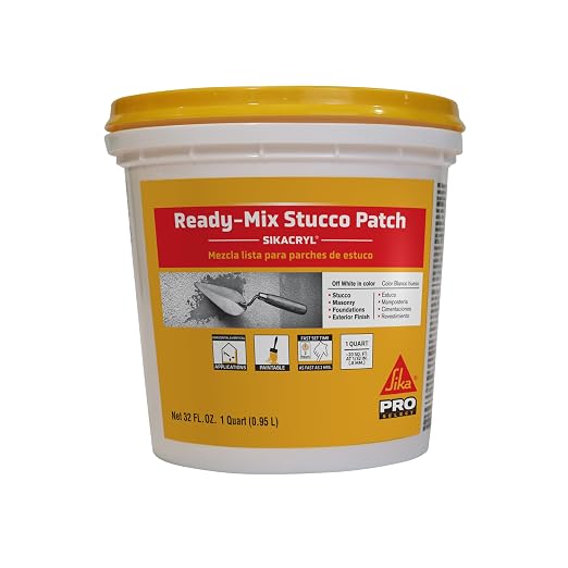SIKA Sikacryl Stucco Repair, Ready-Mix Stucco Patch by SIKAUSA
