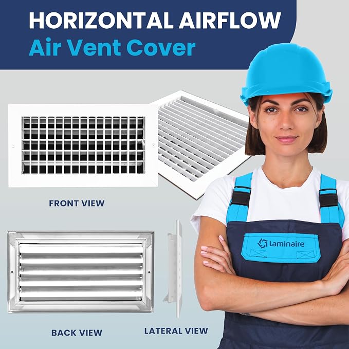 12" x 8" Duct Hole Adjustable Vent Cover - Image 2