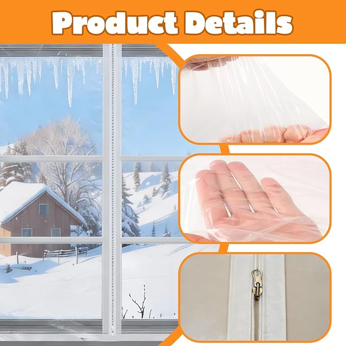 47 x 63 Inch Window Flim Insulation Kit - Image 3