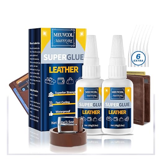Leather Glue 100g, Fast-Setting Leather Repair Adhesive by Meuvcol