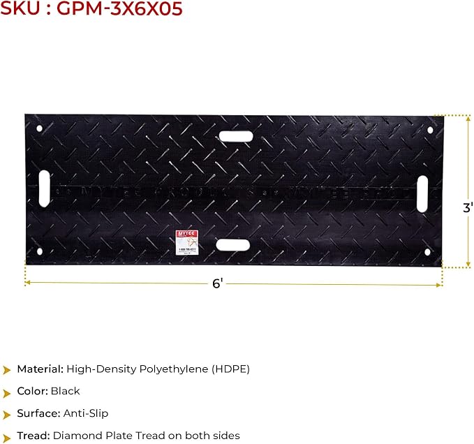 5 Pk 3' x 6' Ground Protection Mats - Image 8