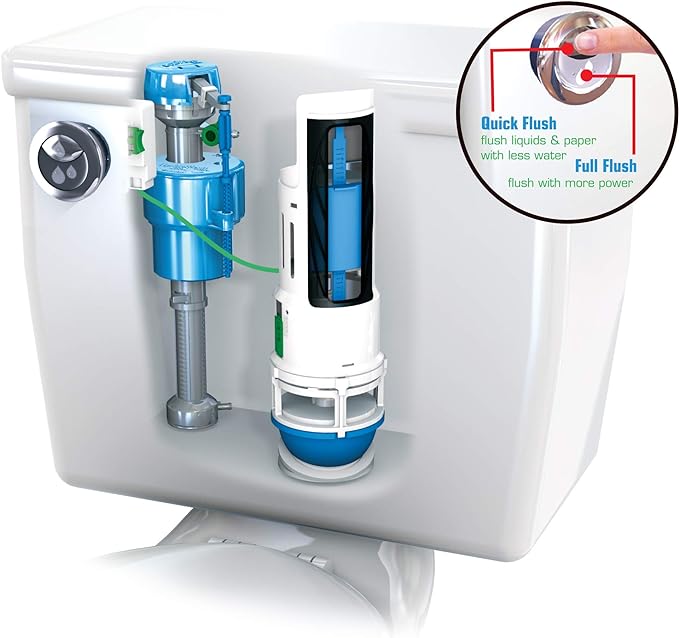 Danco HydroRight Water-Saving Toilet Repair Kit, Dual Flush - Image 2