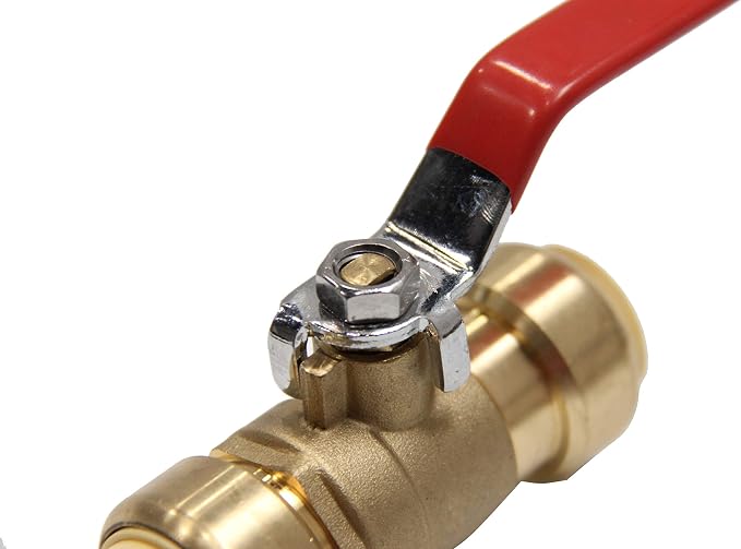 EFIELD 1/2 Inch Push-Fit Full Port Ball Valve | - Image 2