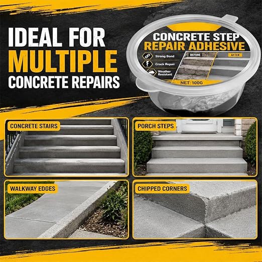 Concrete Step Repair Adhesive, Concrete Step Repair Kit | Permanently Bonds - Image 6
