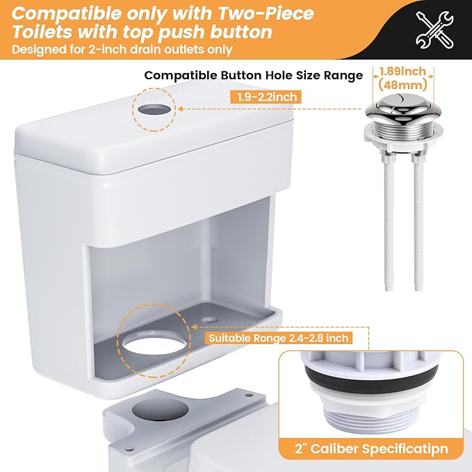 2-Inch Dual Flush Valve Replacement Kit - Image 4