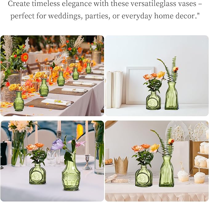 Glass Bud Vases Set of 64 - Image 2