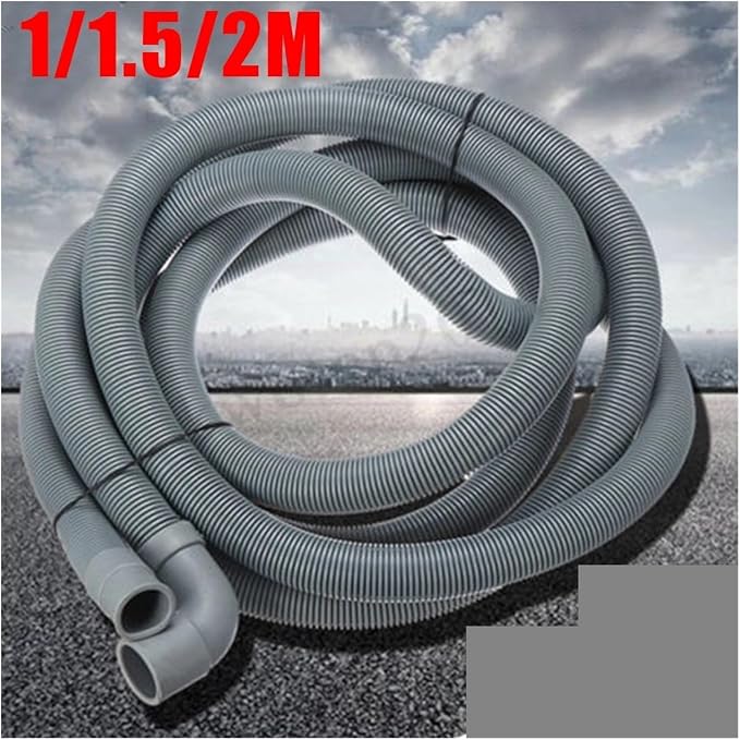 1/1.5/2M Extension Pipe Flexible Wash Machine Dishwasher Drain Outlet Hose - Image 6