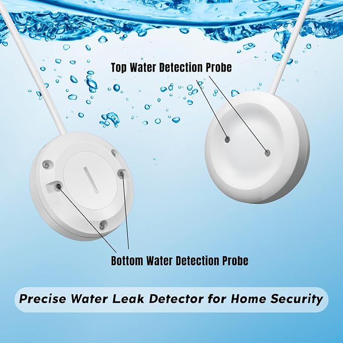 Water Leak Detector for Home, for 1-1/4-Inch Diameter Pipe | Water Alarm Leak - Image 4