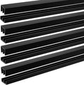 4 Sets 4 ft Long Plastic Sliding Cabinet Door Track Hardware Set by Landical