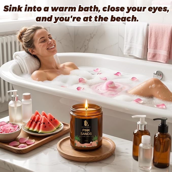 Scented Candles Set, 4 Pack Soy Candles - Image 4