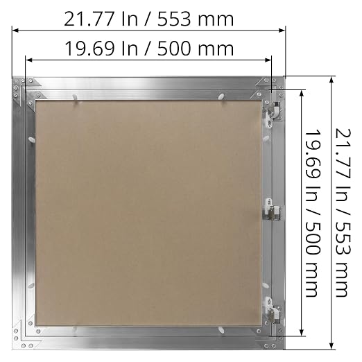 20" x 20" Waterproof Drywall Access Panel, Tileable and Paintable Ceiling and - Image 5