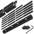 24pcs 2020 Straight Connector Corner Bracket Joint Plate Black | 2020 Hardware by SeekLiny