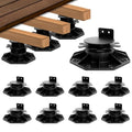 12 Pack Adjustable Deck Support Pedestal, 1-3/16" to 2-3/4" | Heavy Duty Deck by MCCKLE