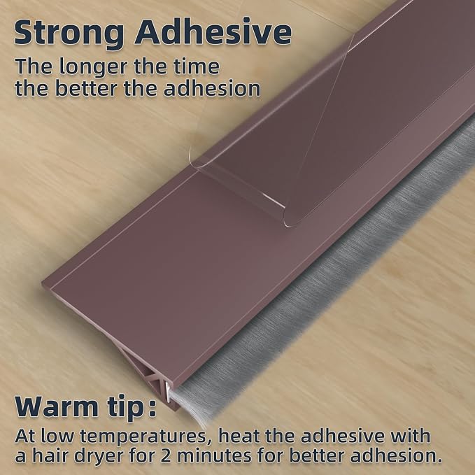 2Pack x 39" Door Sweep for Bottom of Door - Image 7