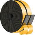 Weather Stripping Door Seal, High Density CR, 1 in x 1/4 in x 66Ft | Weather by MIKONIYA