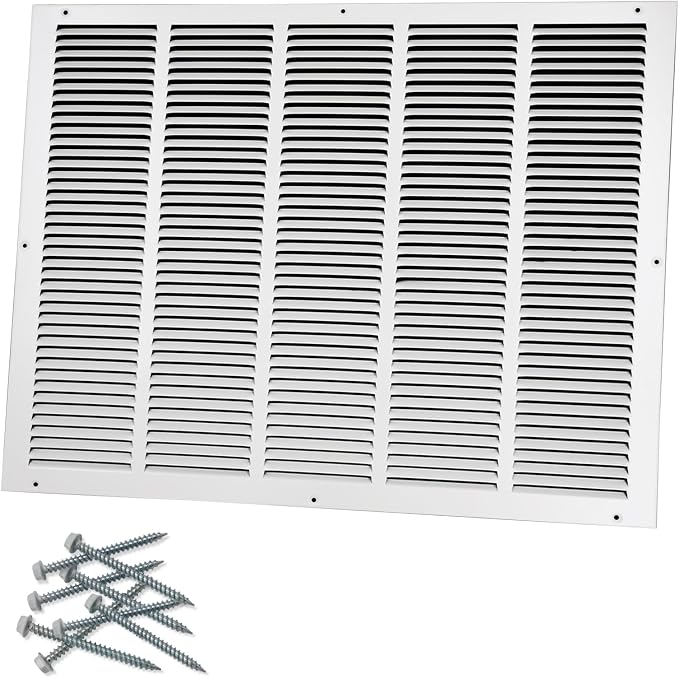 Howeall 25"W x 20"H Steel Return Air Grille, Air Return Vent Cover by Howeall