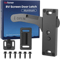 Aluminum Camper Screen Door Latch Left Handle Inside Accessories | Aluminum by Safoner