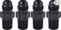 EVIL ENERGY 6AN Male Flare to 1/4" NPT Pipe Fitting Adapter Aluminum Straight by EVILENERGY