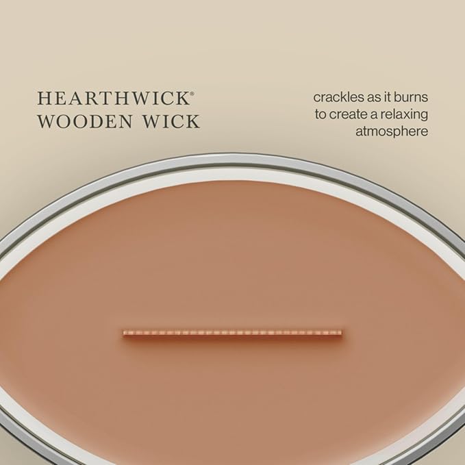 WoodWick Hazelnut Roast Ellipse Candle - Image 5