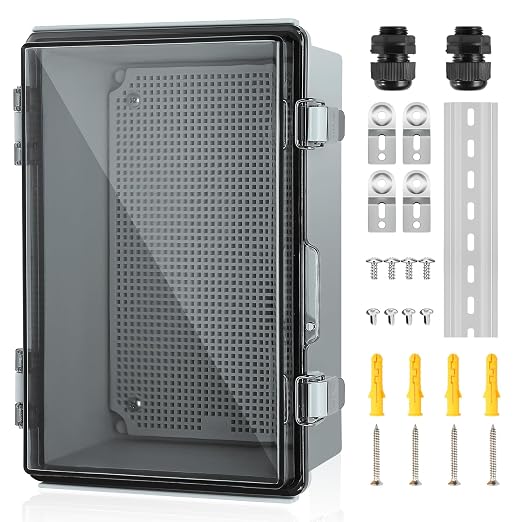 IP67 Outdoor Electrical Junction Box Waterproof 11.4"×7.5"×5.5" | Weatherproof by JOISYOYA