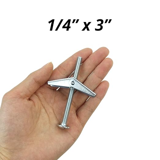 HASWARE Toggle Bolt Zinc Plated Steel and Wing Nut - Image 7