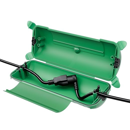 Outdoor Extension Cord Safety Cover, by FLEMOON
