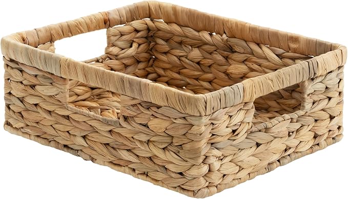 StorageWorks Water Hyacinth Pantry Baskets by StorageWorks