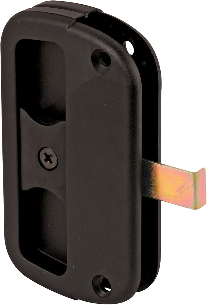 Prime-Line A 186 Black Plastic Sliding Screen Door Latch and Pull by Prime-Line