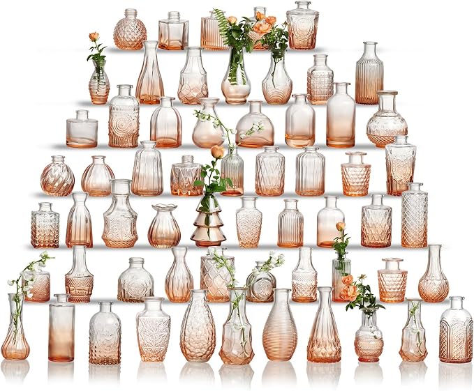 Glass Bud Vase Set of 60 by Ulodimi