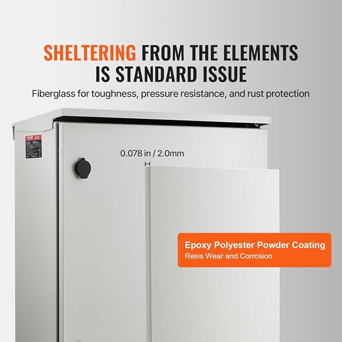 VEVOR Electrical Enclosure, NEMA 4 Outdoor Enclosure, IP65 Waterproof & - Image 3