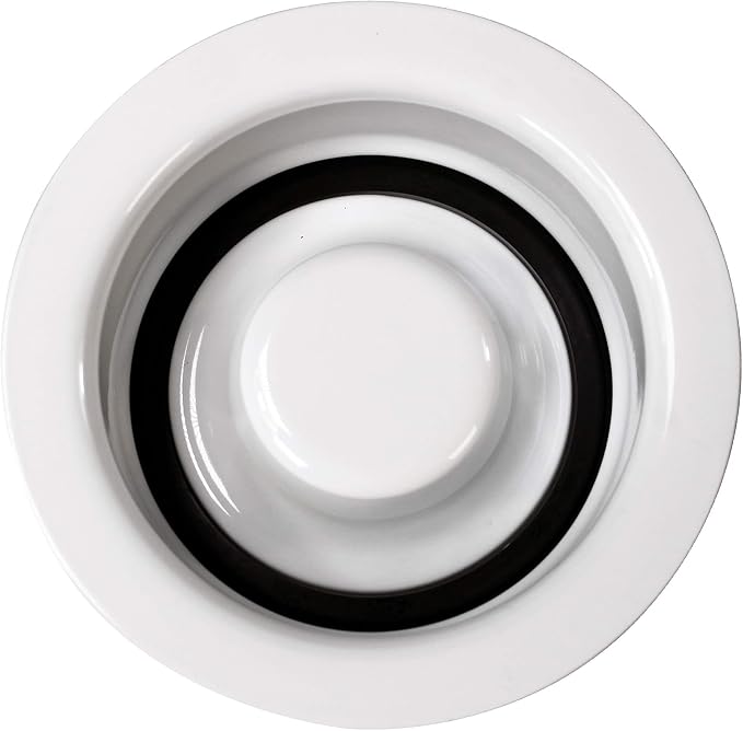 Westbrass R2089-50 4-1/4" Kitchen Sink Waste Disposal Drain Flange and Stopper - Image 2