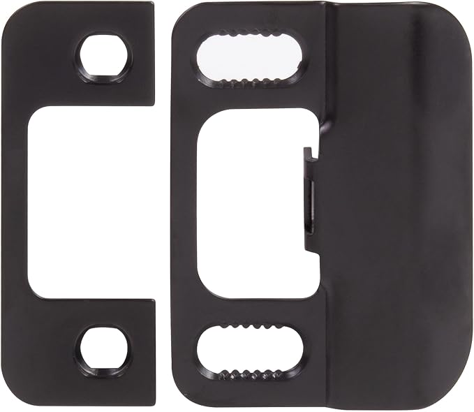 Adjustable Strike Plate, Matte Black - Image 2
