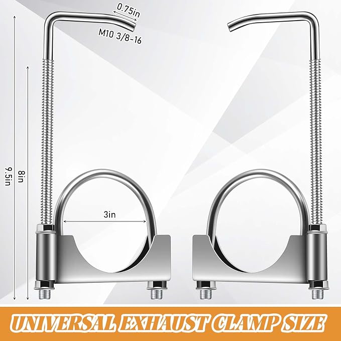 1 Pcs 3 Inch Universal Exhaust Clamp - Image 2