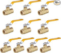 EFIELD 3/4-Inch 600 WOG FNPT Full Port Brass Ball Valve | FIP Threaded by EFIELDPEXTUBING