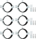 uxcell 6 Pcs Adjustable Pipe Bracket Clamp by uxcell