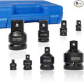 8-PC Impact Socket Adapter and Reducer Set, 1/4" 3/8" 1/2" 3/4" Drive Socket by Cenforge