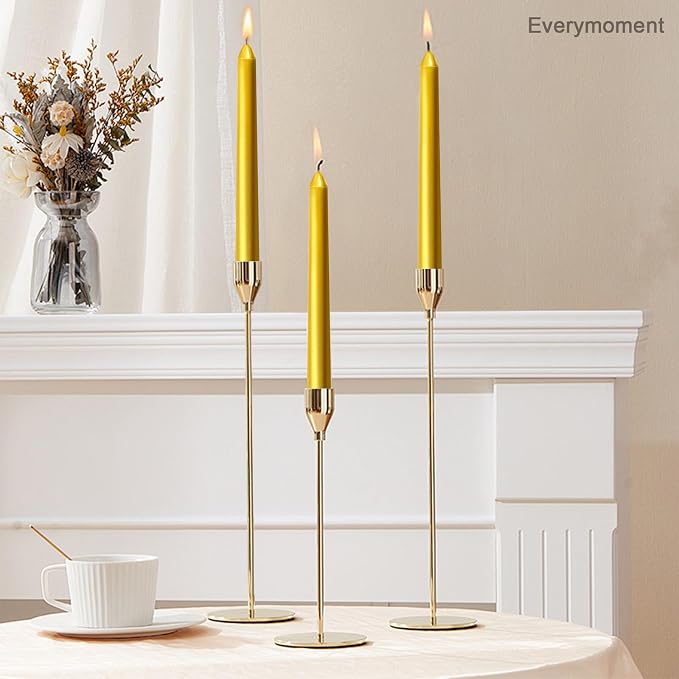 Everymoment Gold Taper Candles - Image 4