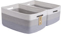 MiniArk Large Storage Baskets for Shelves, Baby Nursery, Toy Baskets Box by MiniArkStorageBasketsHome