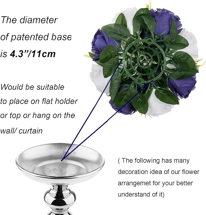 BLOSMON Navy Blue White Flowers - Image 5