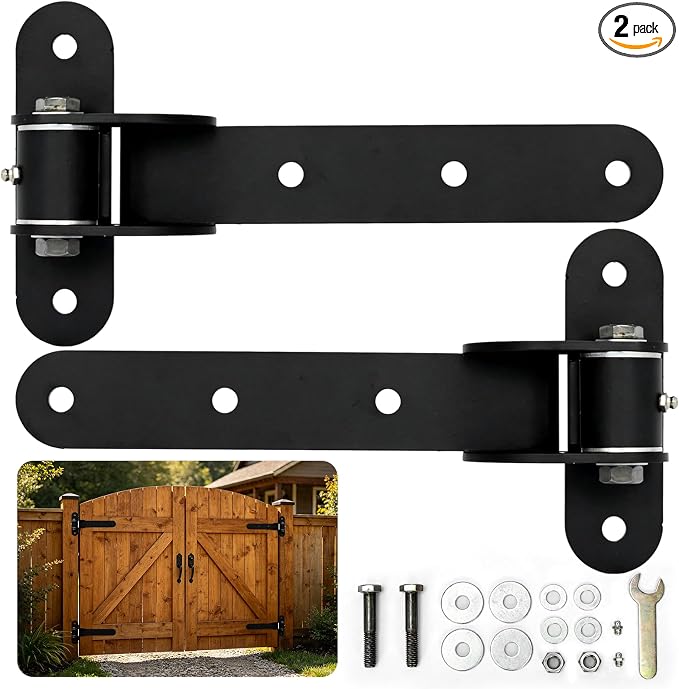 2 Pack Heavy Duty Gate Hinges, 1000 lbs Capacity | 13"Door Hinges by lesolar