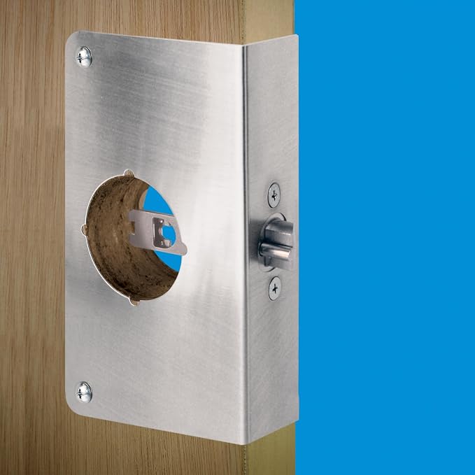 Prime-Line U 9588 Stainless Steel Lock and Door Reinforcement Plate - Image 6