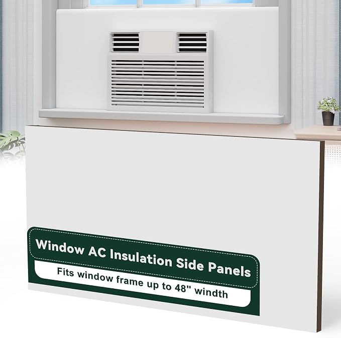Flehomo Window AC Side Panel, Extra Wide Full Surround Insulation Window Air by Flehomo