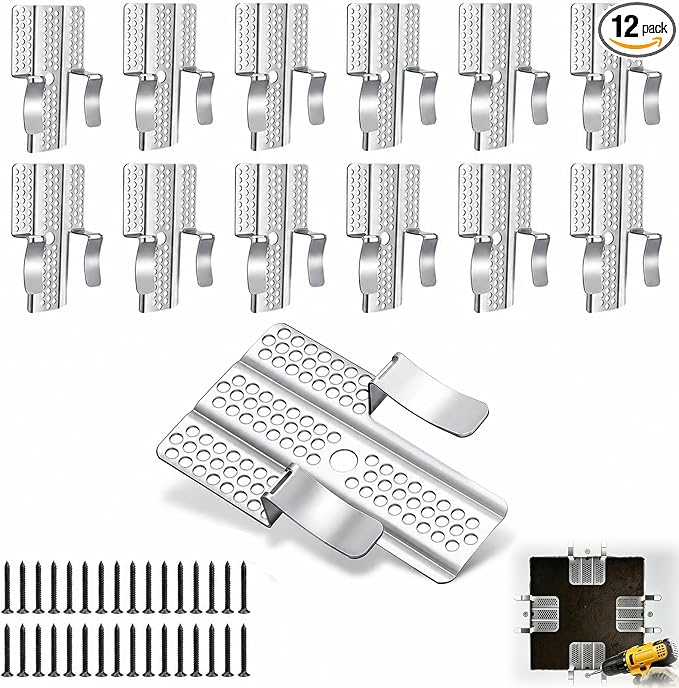 12 Pack Drywall Repair Clips, Heavy Duty Drywall Clips by Unknown