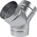 45° Degree Ø6 x 6 x 6 Inch Y Shape Duct Splitter by HVACOV