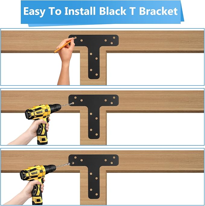 T Post Bracket 6Pcs, Mending Plate - Image 5
