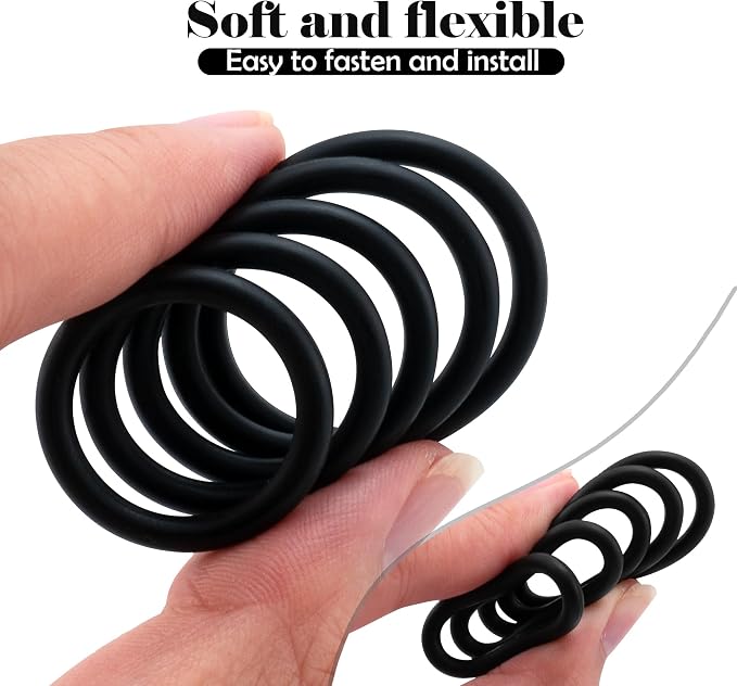 200 PCS O-Rings Assortment Kit, 15 Sizes Nitrile Rubber O Rings Sealing Gasket - Image 2