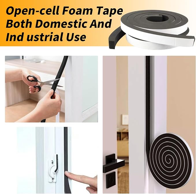 Air Conditioner Window Seal-1 Roll, 2 Inch Wide X 1 Inch Thick | Open Cell - Image 7