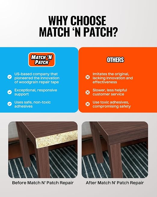 MATCH 'N PATCH Wood Grain Repair Tape - Image 6