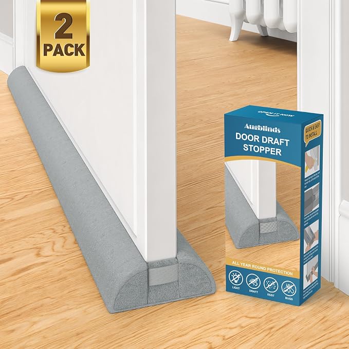 Augblinds 2X Double-Sided Door Draft Stopper, Adjustable 36 in, Fits 30-36 Inch by Augblinds